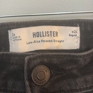 Hollister Women's Black Straight Leg Jeans